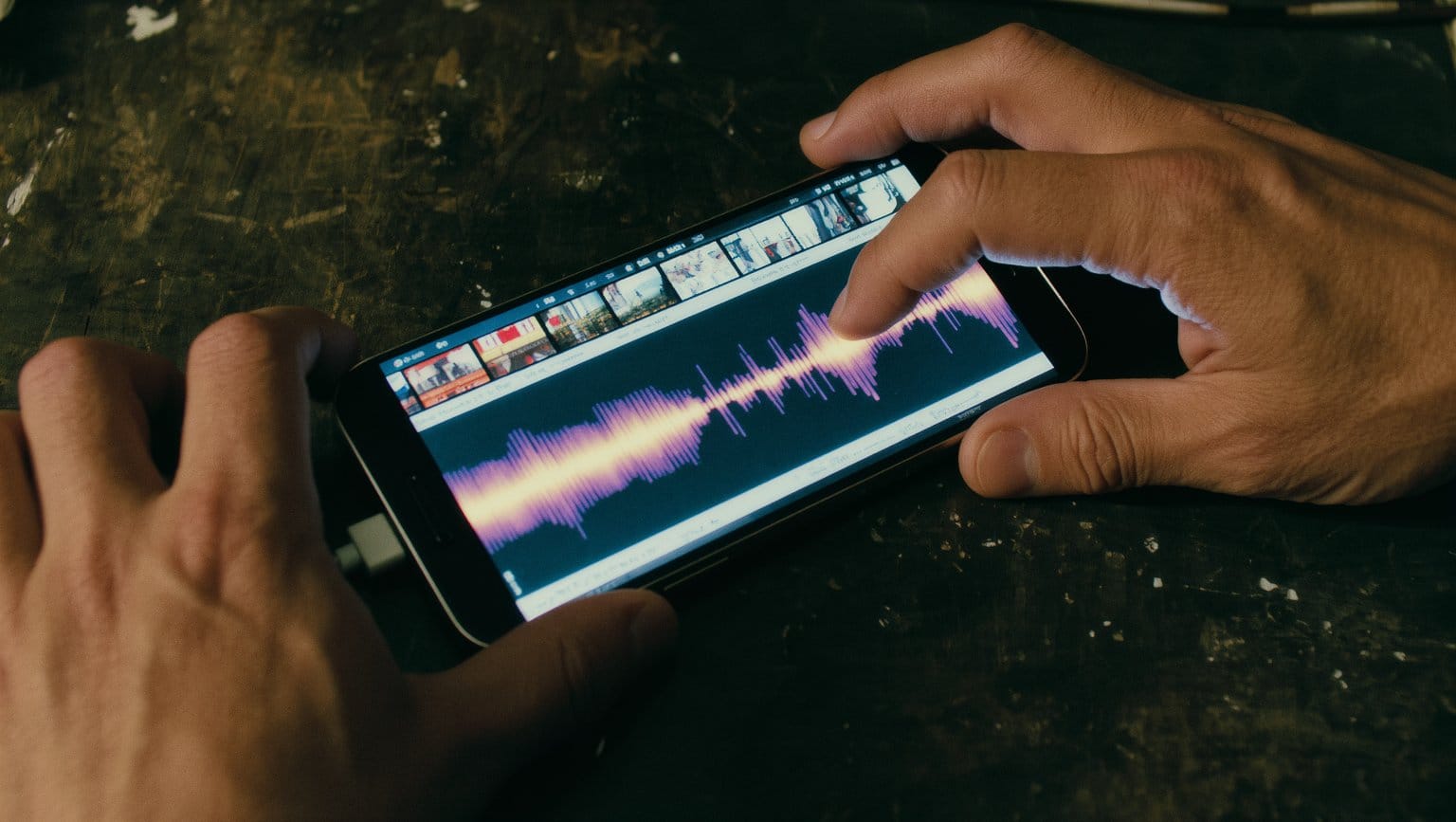 Las Mejores Apps para Editar Vídeo desde el Móvil (2026) 3 Edición de vídeo en móvil, estilo grunge retro
