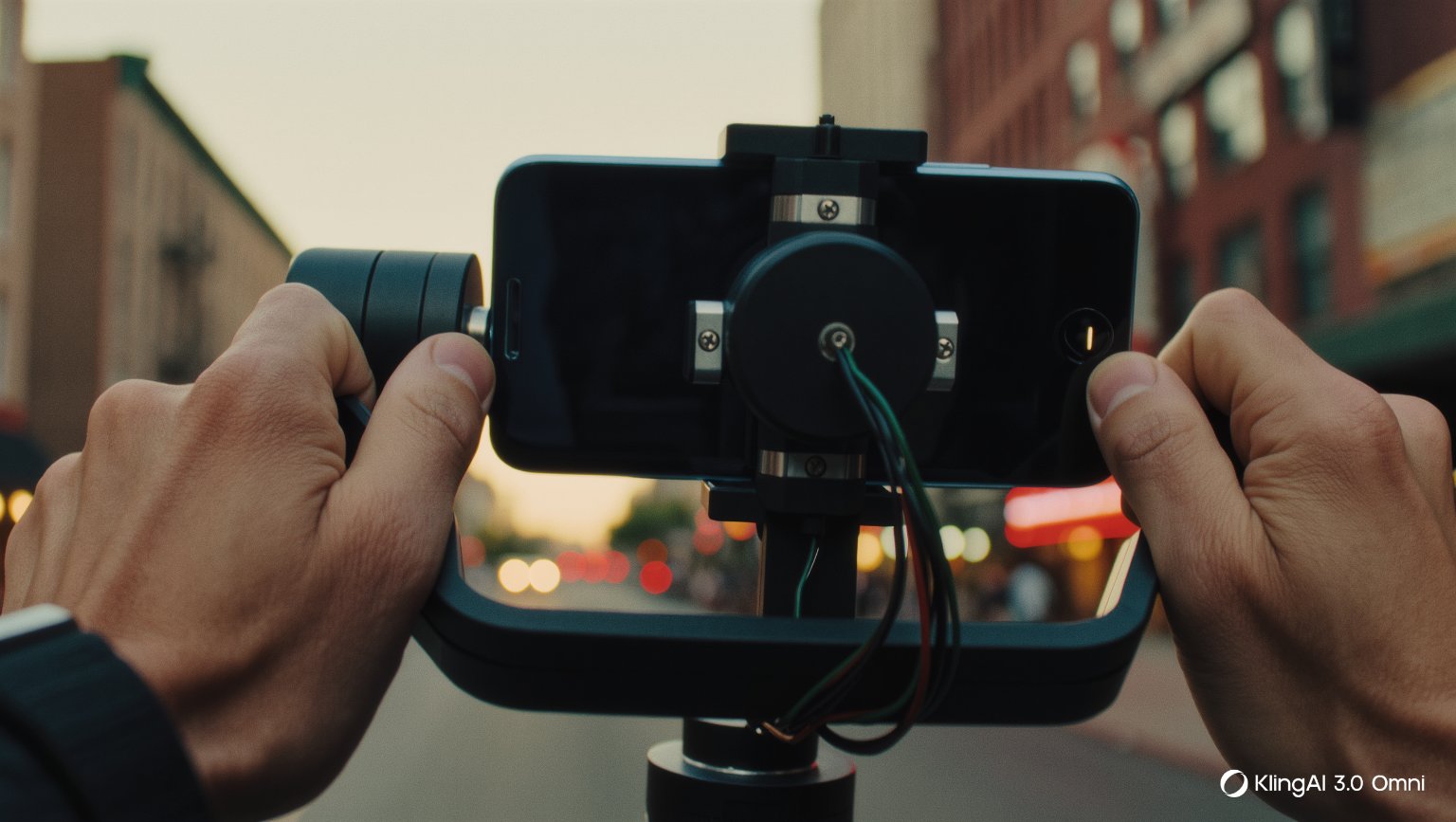 Mejores Gimbal Estabilizadores para Móvil y Cámara en 2026: Guía Completa 3 Manos sujetando un gimbal estabilizador con smartphone montado