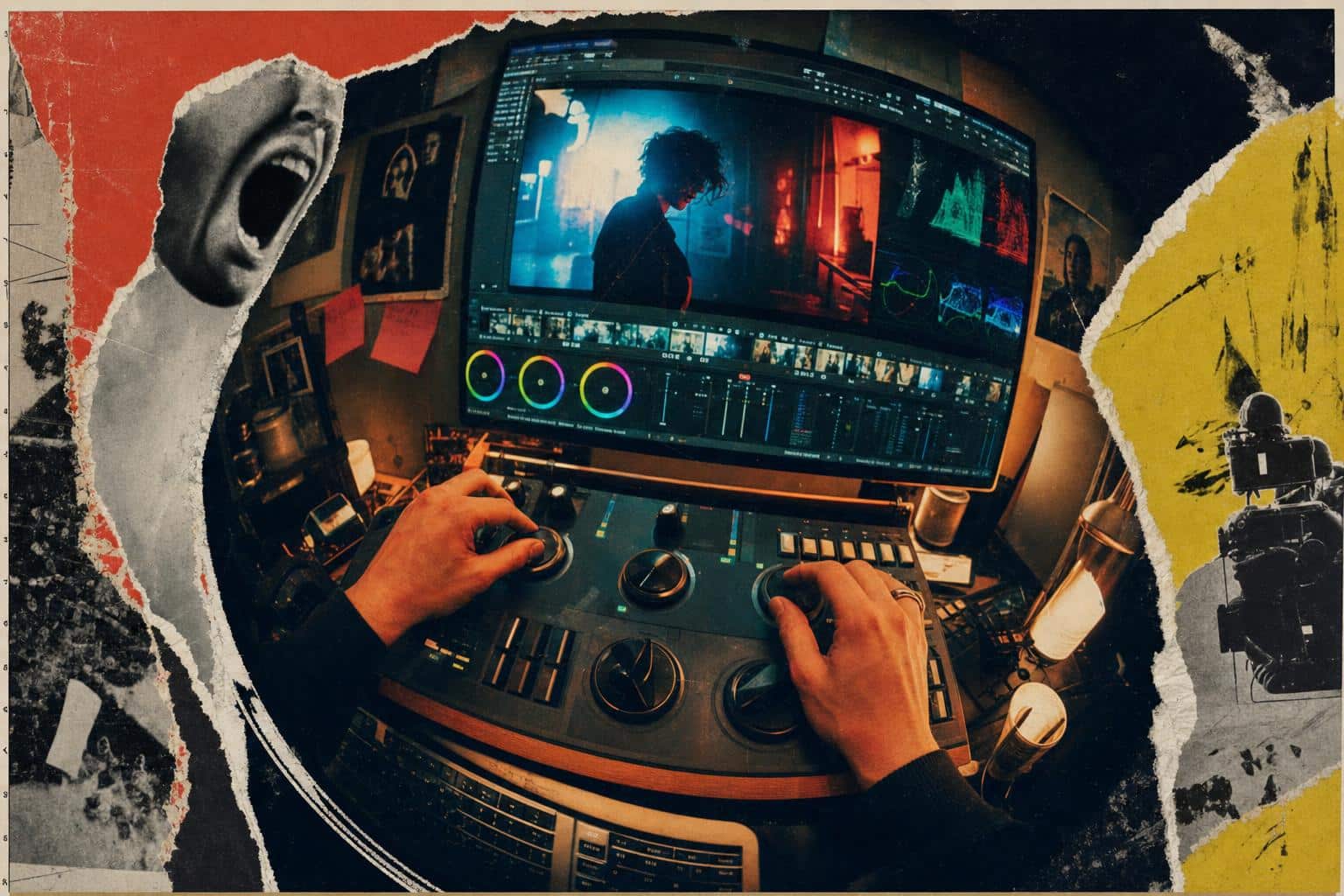 mejor software de edición de vídeo gratis ajustando color grading