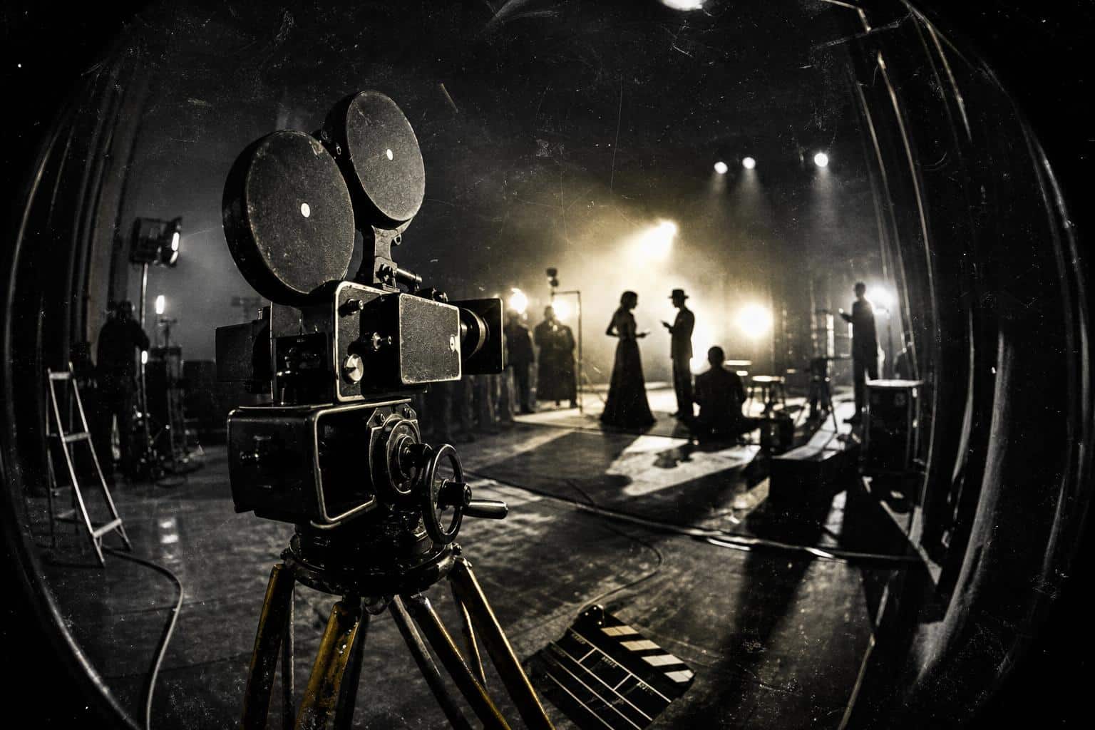 Los Actores Más Grandes de la Historia del Cine: 15 Nombres Imprescindibles 4 Set de rodaje clasico backstage, mejores actores de la historia del cine